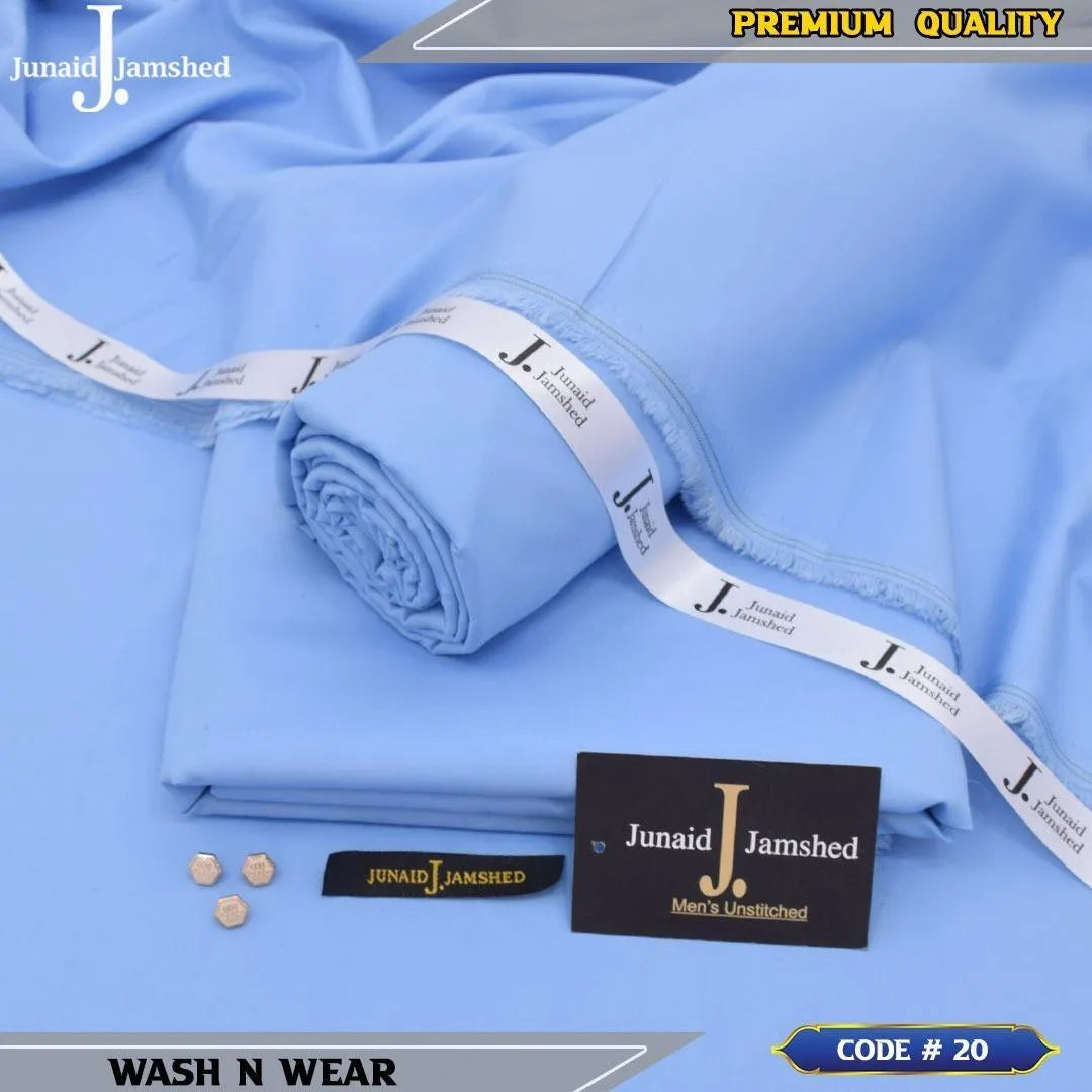 Men Blue Unstitched Suit Wash & Wear