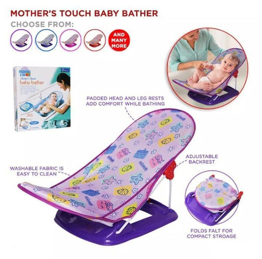 Adjustable Baby Bath Mat with Fold & Storage