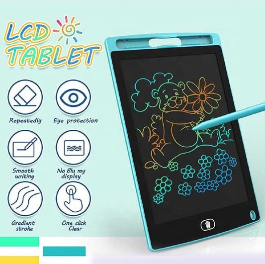 8.5-inch LCD Writing Tablet for Kids Multicolor Plastic Travel Friendly