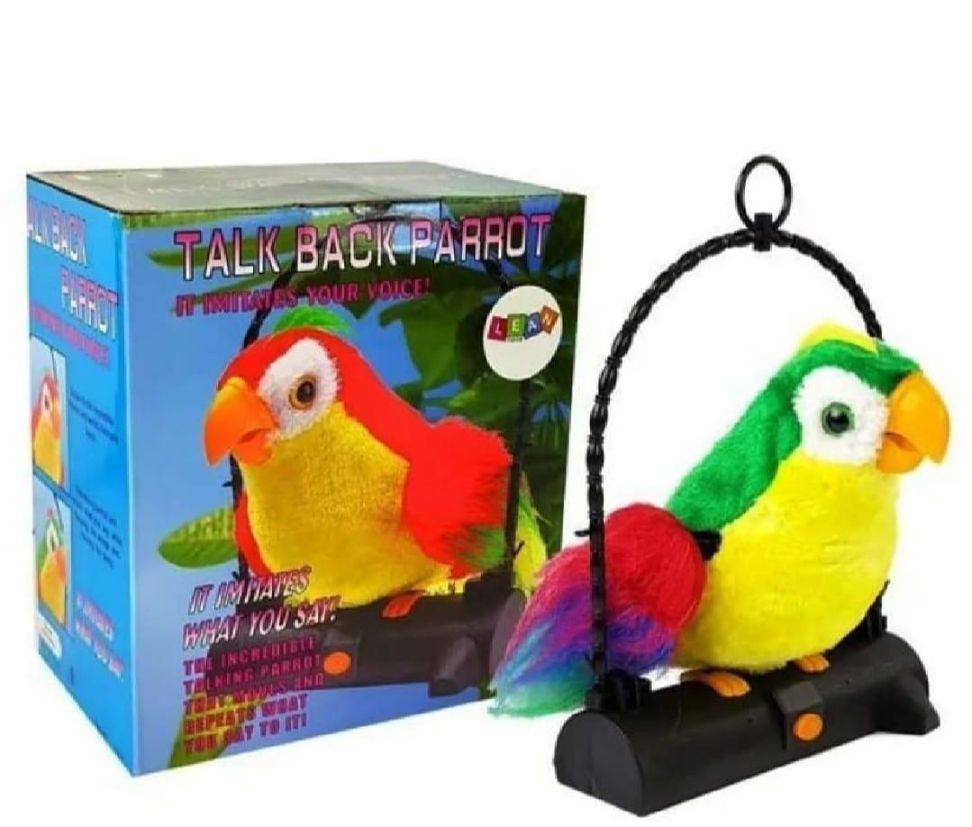 Electric Plush Talking Parrot Toy Multicolor for Kids
