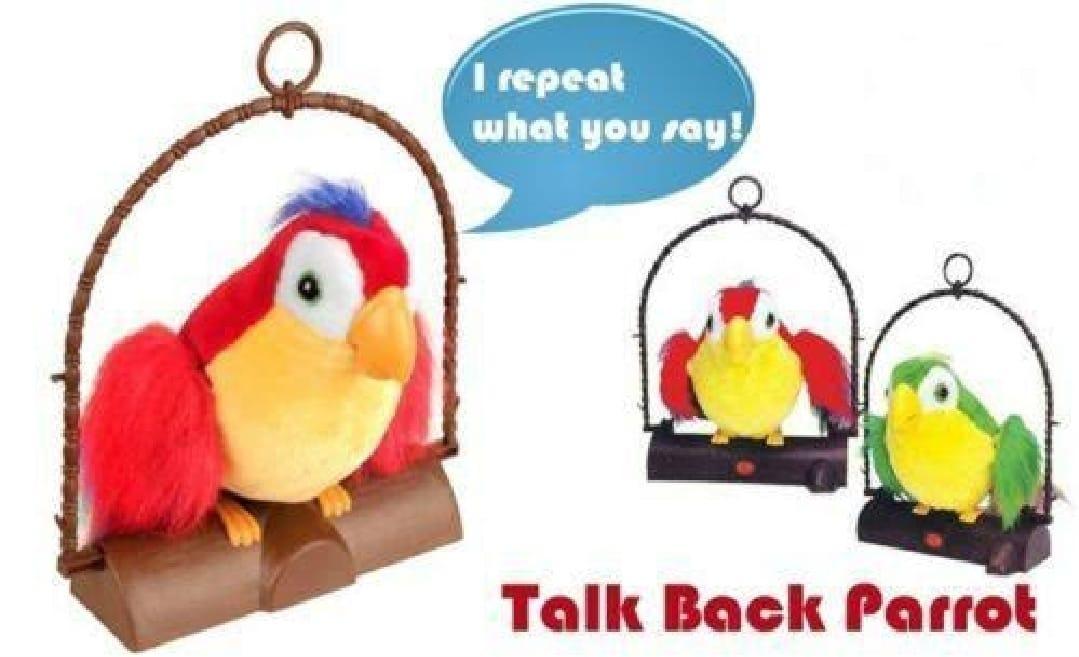 Electric Plush Talking Parrot Toy Multicolor for Kids