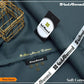 Soft Cotton Deep Space Green Suit for Men