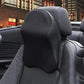 Premium Neck Pillow for Car Seat - Black Memory Foam Support