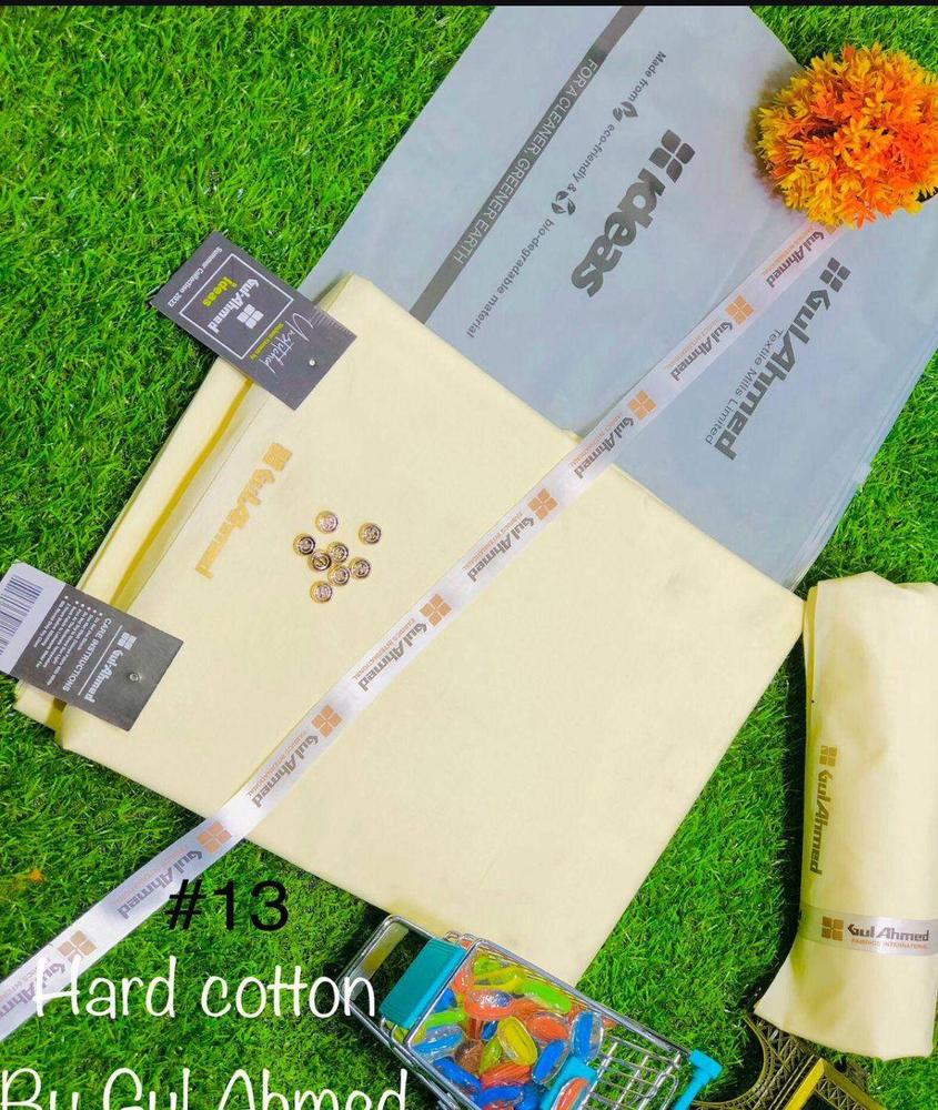 Men Cotton Suit Hard Cotton 8 Buttons Eid Party Wear