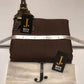 Premium Brown Textured Wash & Wear Suit for Men