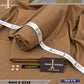Unstitched Suit Mustard Wash & Wear