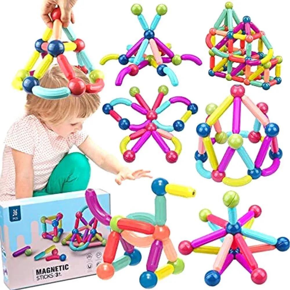 25-Piece Magnetic Building Blocks Set for Kids