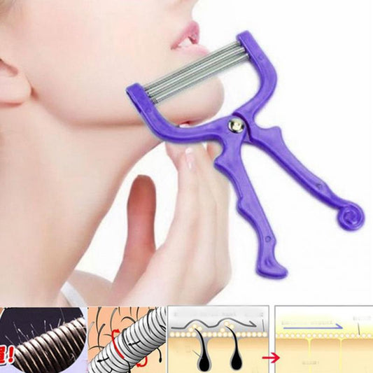 Face Hair Remover Epilator – Handheld Spring Face EpiRoller