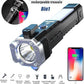Rechargeable COB LED Torch with Hammer, Magnetic Base and Power Bank