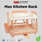 Max Kitchen Rack Two Tier BPA Free Plastic Storage