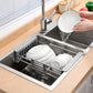 Stainless Steel Retractable Sink Dish Rack for Kitchen
