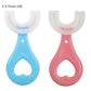 Baby Toothbrush Children's Teeth Cleaning Brush Kids U-Shaped