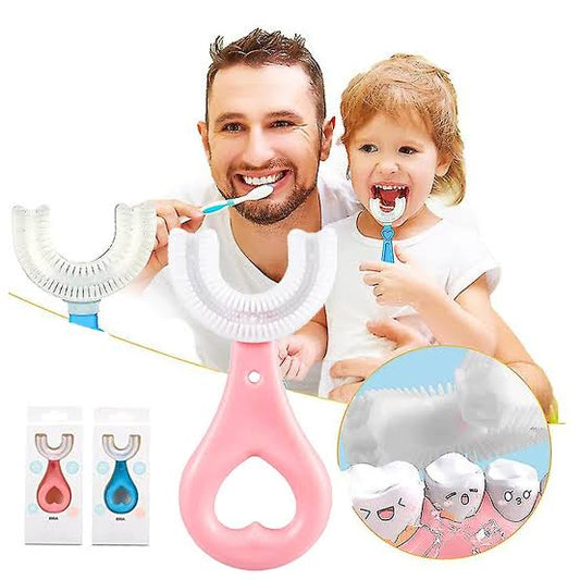 Baby Toothbrush Children's Teeth Cleaning Brush Kids U-Shaped