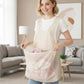 Laundry Bag Apron With Pocket Durable Fabric Storage Organizer
