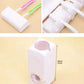 Wall-Mounted Toothpaste Dispenser with Brush Holder, Multicolor ABS Plastic, 3cm Height