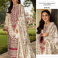 Off White Embroidered Lawn 3Pcs Set