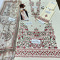 Off White Embroidered Lawn 3Pcs Set