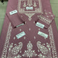 Pink Embroidered Lawn 2Pcs Shirt Trouser Set