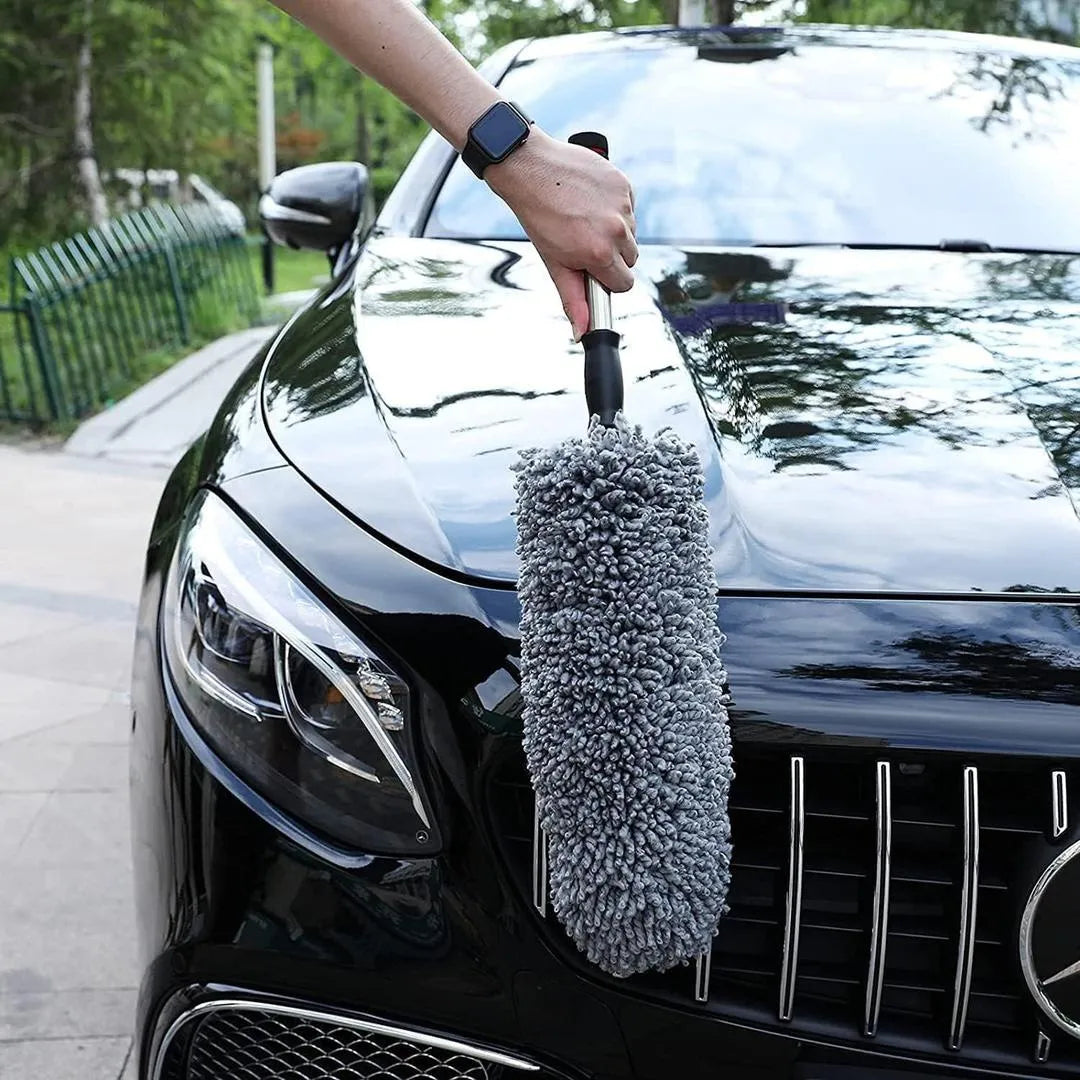 Car Duster Microfiber Brush Exterior Interior Scratch Free
