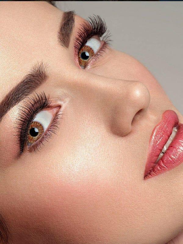 Premium Brown Eye Lenses 14.2mm for Pakistani Women