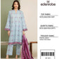 3-Piece Digital Print Lawn Suit Blue Maroon Pakistani Women