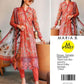3 Pcs Printed Lawn Suit Orange Summer Wear