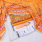 3 Pcs Unstitched Printed Lawn Suit Yellow