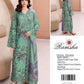 3 Pcs Women's Unstitched Digital Print Suit