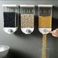 Wall-Mounted Grain Dispenser Set for Home Kitchen