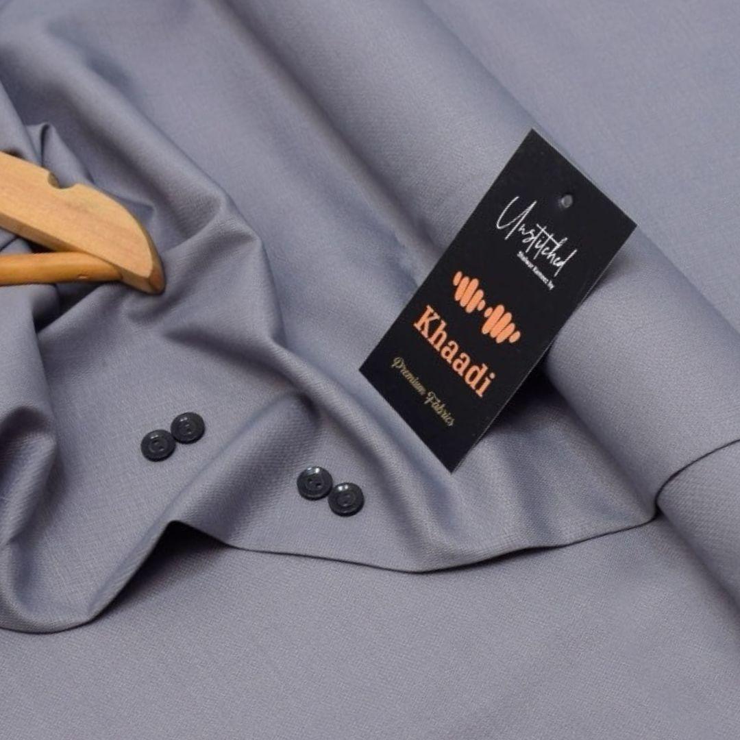 Men's Blue Wash & Wear Plain Suit All Season