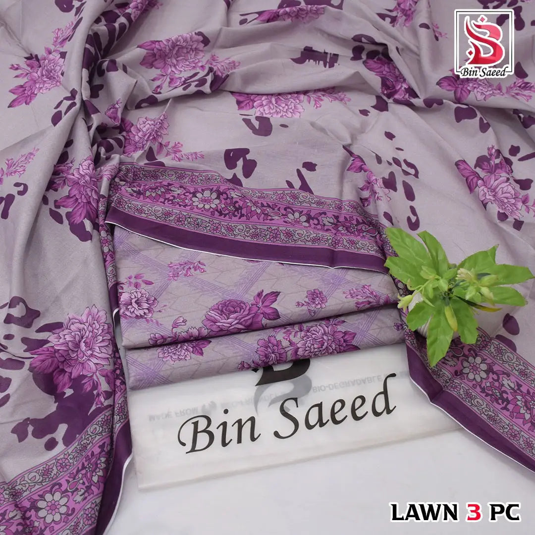 Women's Unstitched 3.Pc Digital Print Suit
