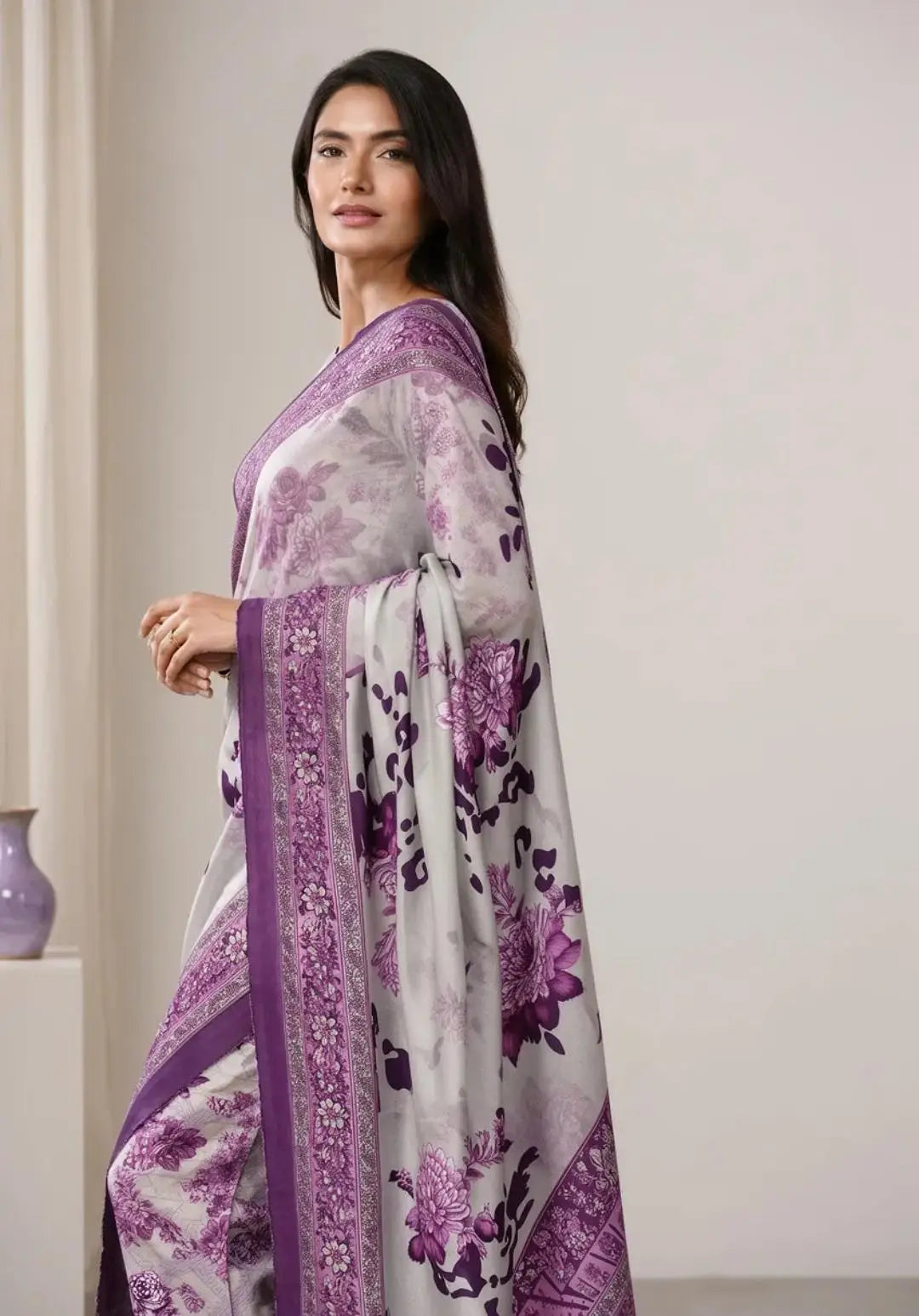 Women's Unstitched 3.Pc Digital Print Suit
