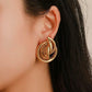 Golden Tangle Earrings for Women, Premium Quality, Durable, New Arrival