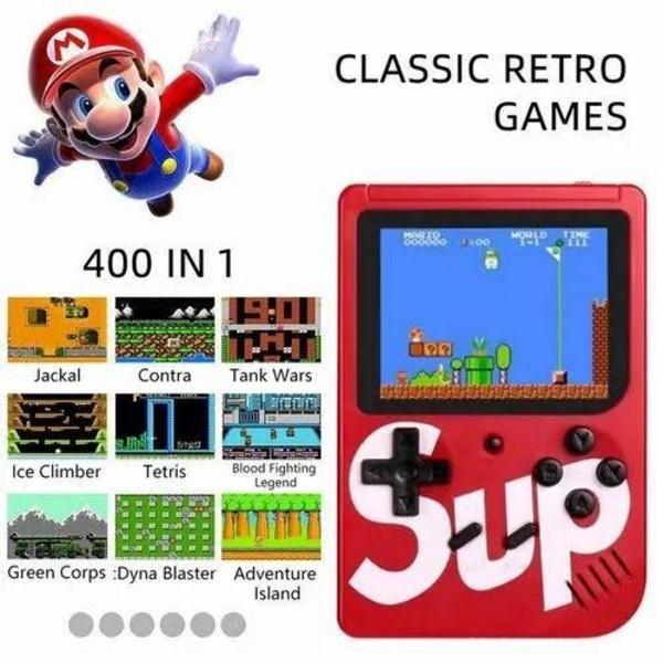 Portable Video Game for Kids, Durable Plastic, 6-Hour Battery, 3" Screen
