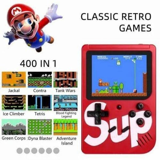 Portable Video Game for Kids, Durable Plastic, 6-Hour Battery, 3" Screen