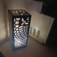 Rechargeable Honeycomb Bee Lamp 10.5" Dark Brown