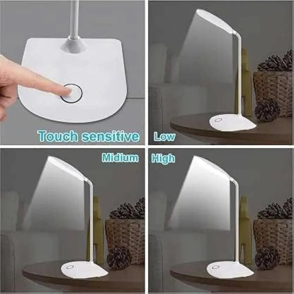 Rechargeable LED Desk Lamp Multicolor ABS Plastic