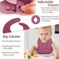 Silicone Baby Feeding Set 10pcs with 3 Compartment Plate & Cup