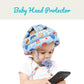 Baby Head & Knee Protector Unicorn Rainbow Print