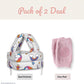 Baby Head & Knee Protector Unicorn Rainbow Print