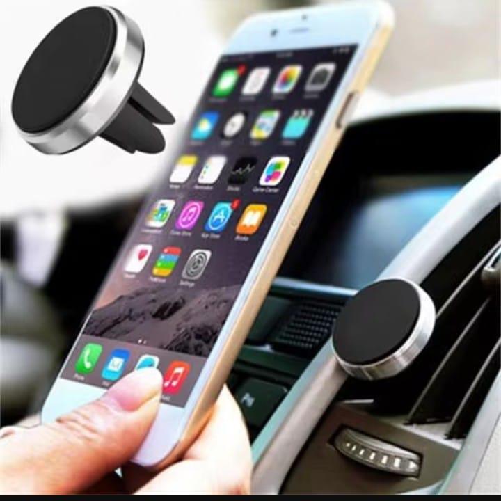 Magnetic Car Phone Holder 360° Rotatable Aluminum