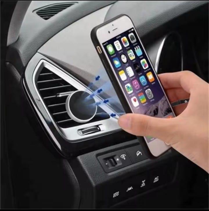 Magnetic Car Phone Holder 360° Rotatable Aluminum