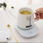 White Electric Mug Heater with Touch Control