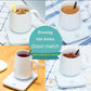 White Electric Mug Heater with Touch Control