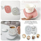White Electric Mug Heater with Touch Control