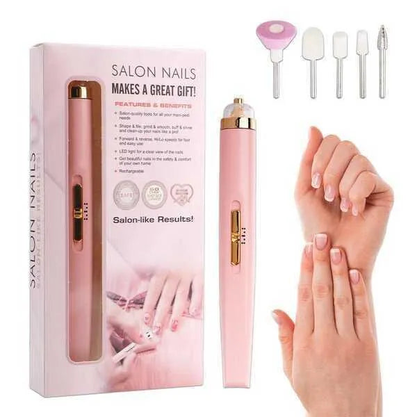 Nail Clippers & Kit for Home Use with Buffers & Polishers