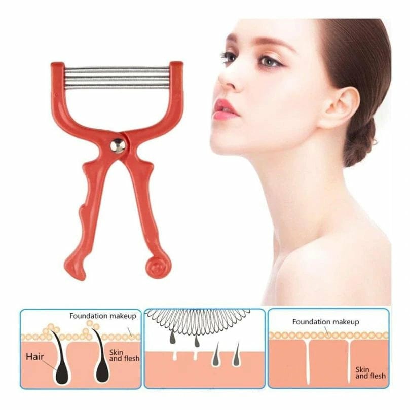 Face Hair Remover Epilator – Handheld Spring Face EpiRoller